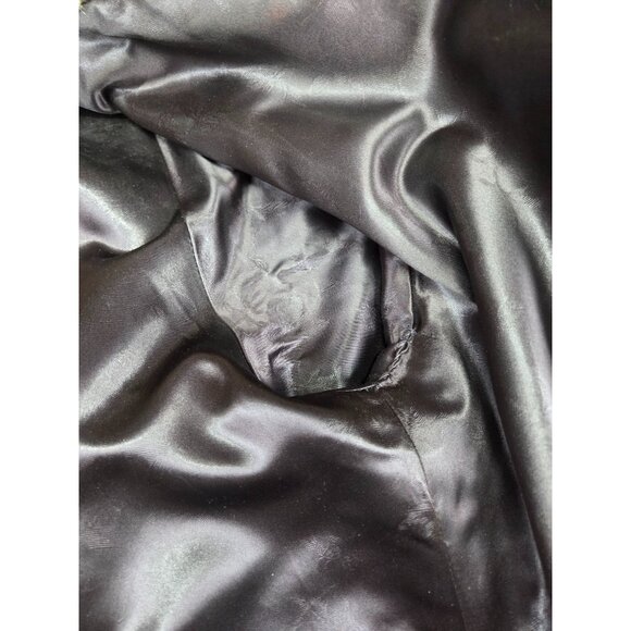 Vintage Russel Taylor Coat Leopard Print Mid Length Button Front Faux Fur Animal - Picture 10 of 16